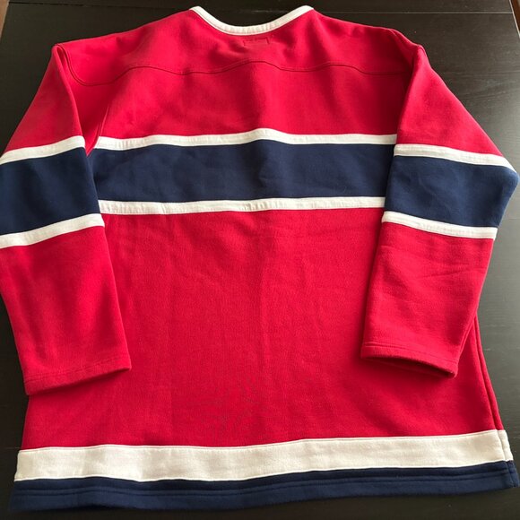 Mens Fanatics Montreal Canadiens Red NHL Sweatshirt Size XL - Picture 6 of 6